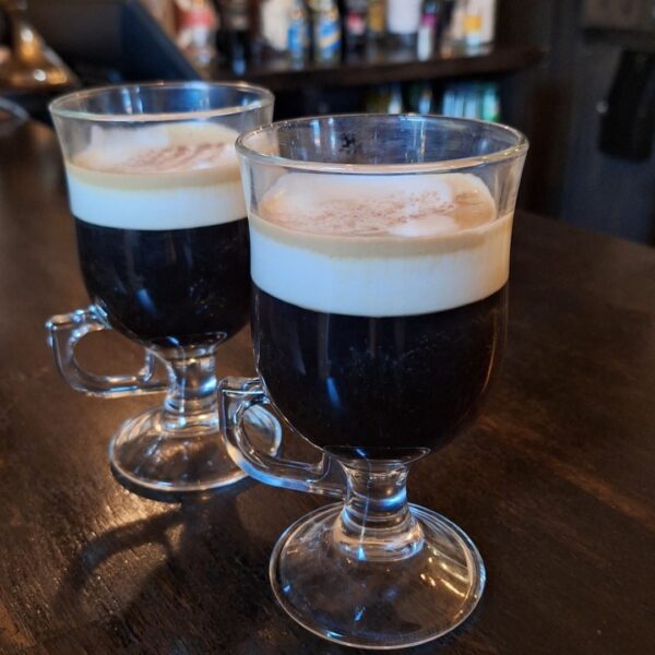 Ireland local food Irish coffee in pub