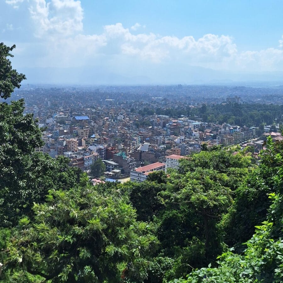 Viewpoint Monkey Temple Nepal Kathmandu