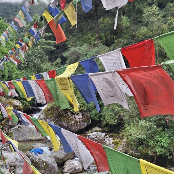 Tibetan prayer flags in Nepal