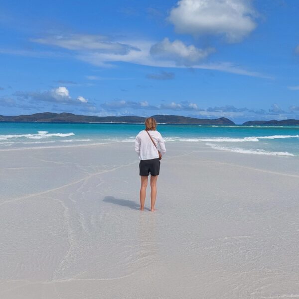 Australië strand bij Whitehaven Beach
Kosten rondreis Australië