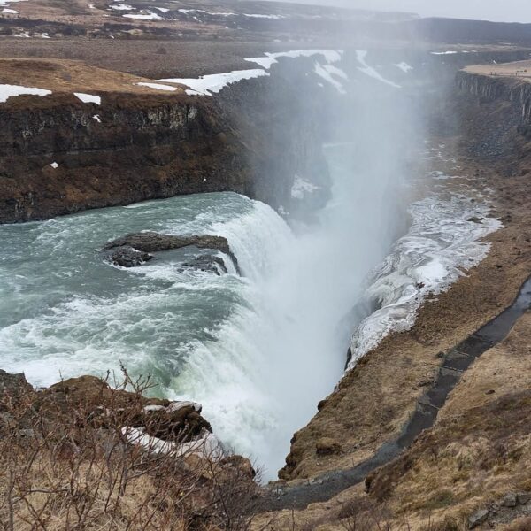 Iceland Gullfoss waterfall