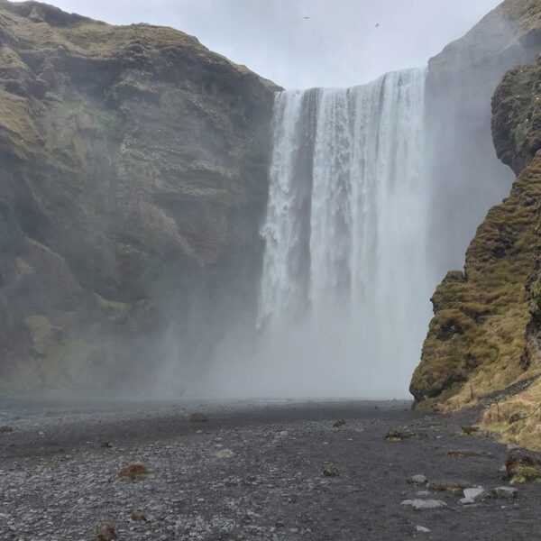 Iceland Skogafoss waterfall