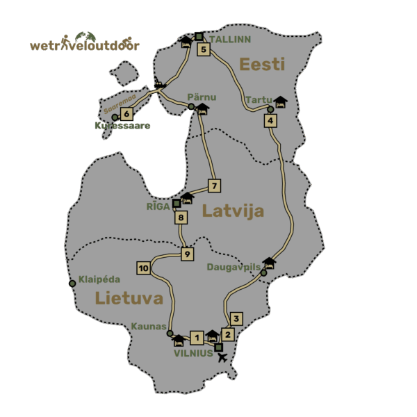 Rondreis Baltische staten 10 dagen wetraveloutdoor