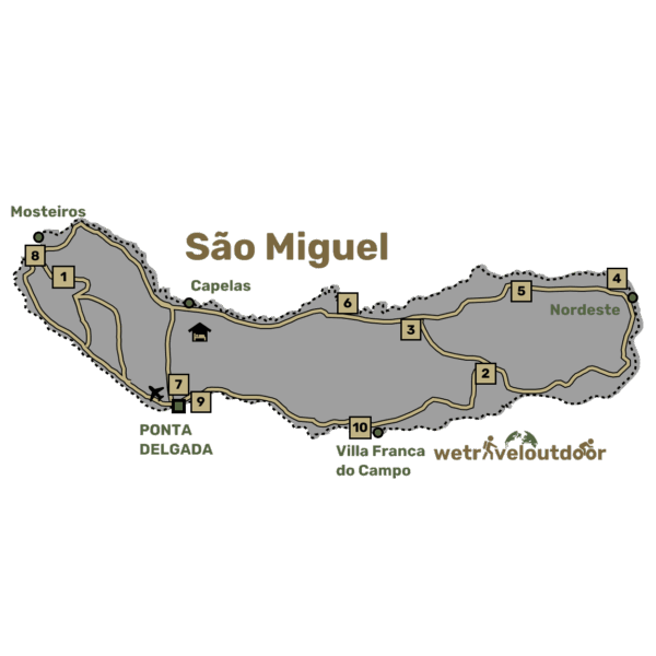 azores map
São Miguel Azores