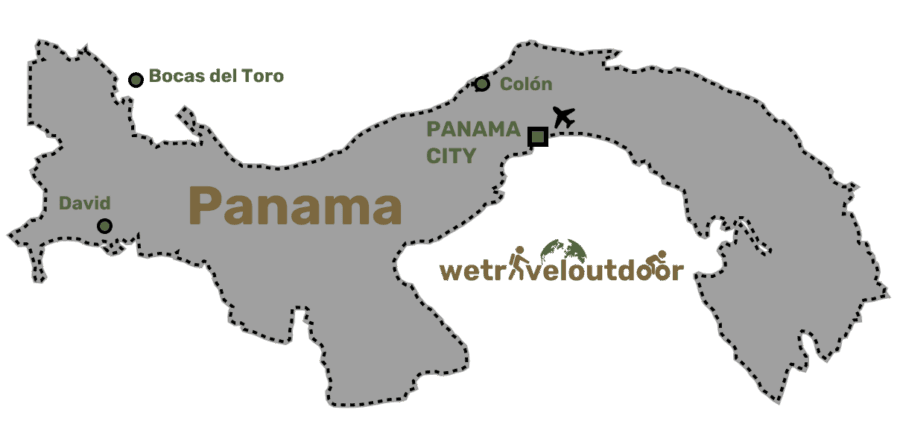 Map of Panama wetraveloutdoor
