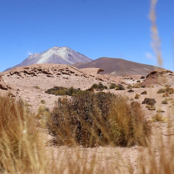 Bolivia Salar de Uyuni vulkaan
